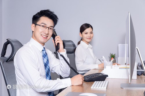 職場客服微笑服務